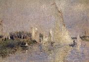 Pierre-Auguste Renoir Regates a Argenteuil oil painting